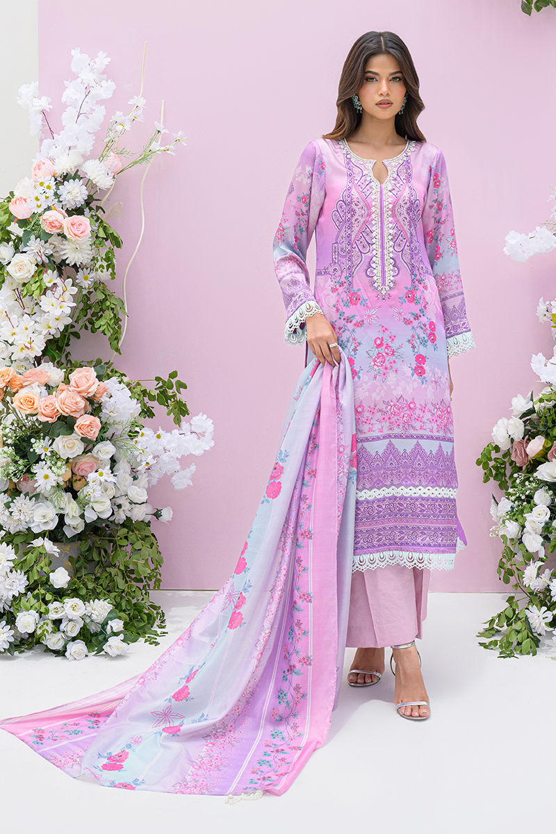 Fatima Khan | Eid Digital Silk Prints |   Gardenia by Fatima Khan - Designer Dress - Type: Ladies Clothes - Available at Sana Yasir - 100% Original