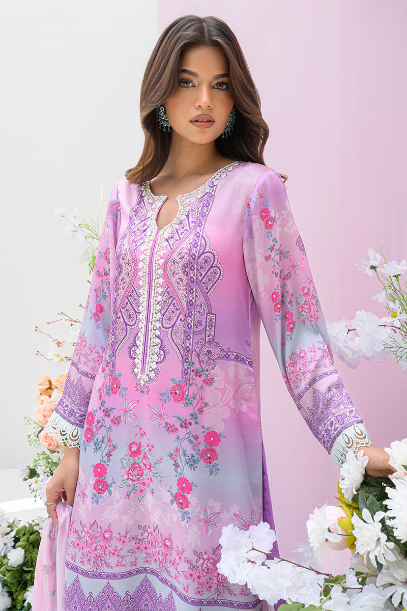 Fatima Khan | Eid Digital Silk Prints |   Gardenia by Fatima Khan - Designer Dress - Type: Ladies Clothes - Available at Sana Yasir - 100% Original