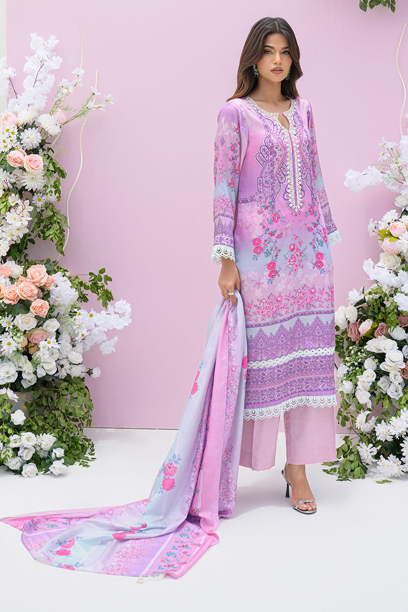 Fatima Khan | Eid Digital Silk Prints |   Gardenia by Fatima Khan - Designer Dress - Type: Ladies Clothes - Available at Sana Yasir - 100% Original