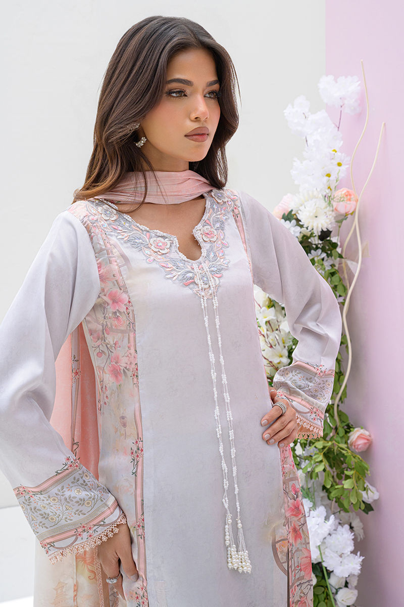Fatima Khan | Eid Digital Silk Prints | Oriental Haze by Fatima Khan - Designer Dress - Type: Ladies Clothes - Available at Sana Yasir - 100% Original