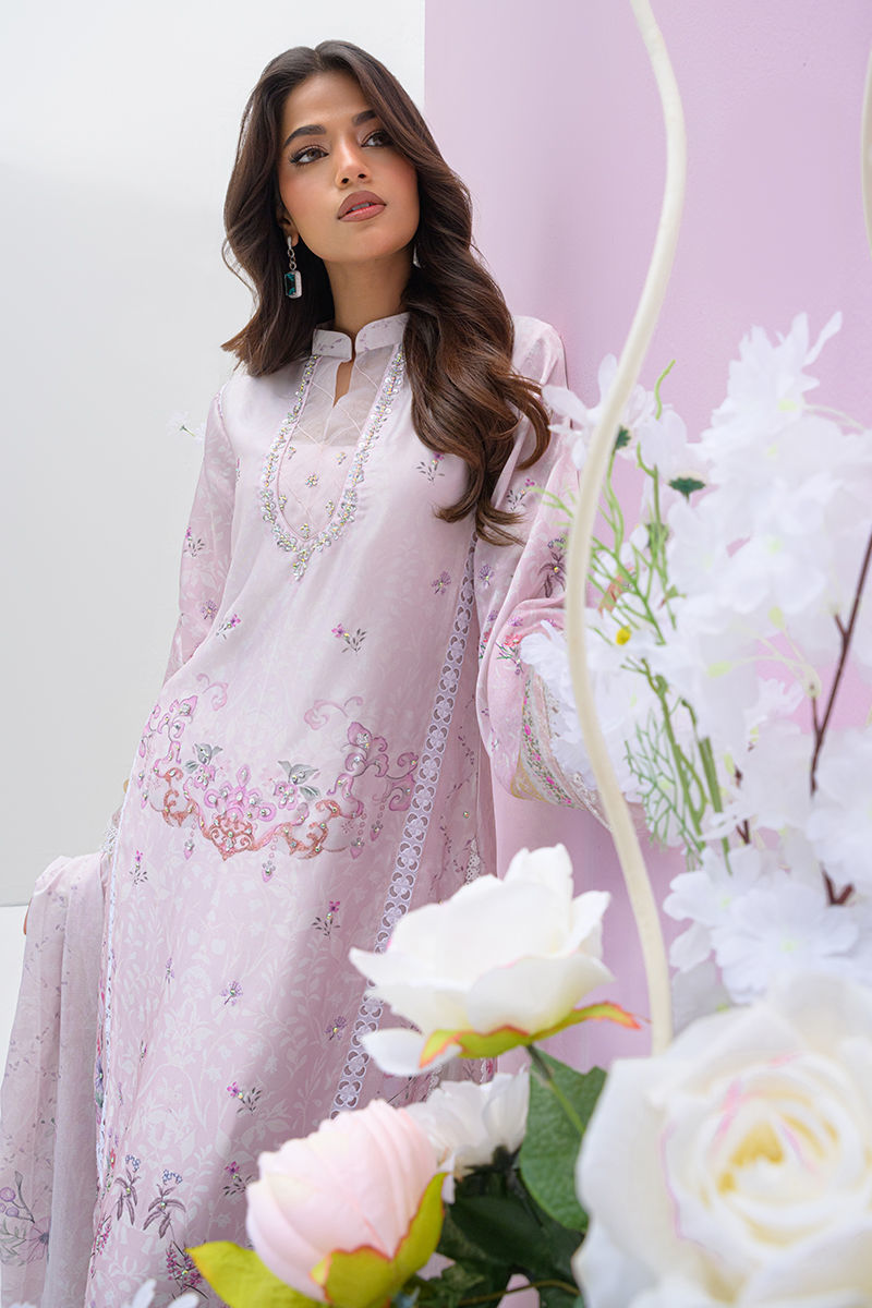 Fatima Khan | Eid Digital Silk Prints | Pastella by Fatima Khan - Designer Dress - Type: Ladies Clothes - Available at Sana Yasir - 100% Original