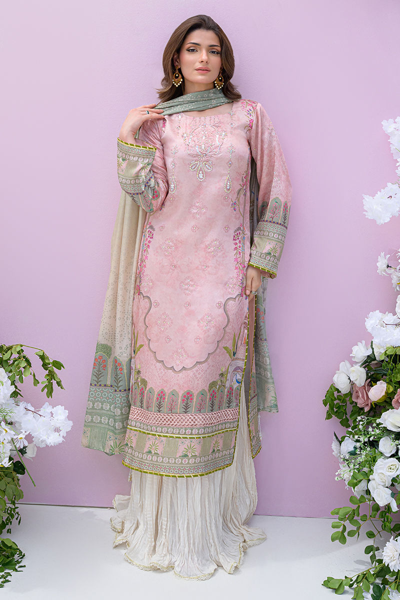 Fatima Khan | Eid Digital Silk Prints | Petaluxe by Fatima Khan - Designer Dress - Type: Ladies Clothes - Available at Sana Yasir - 100% Original