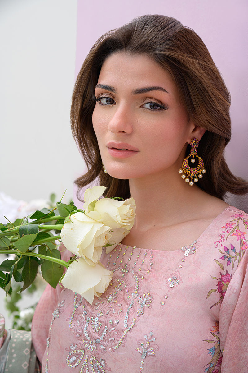 Fatima Khan | Eid Digital Silk Prints | Petaluxe by Fatima Khan - Designer Dress - Type: Ladies Clothes - Available at Sana Yasir - 100% Original
