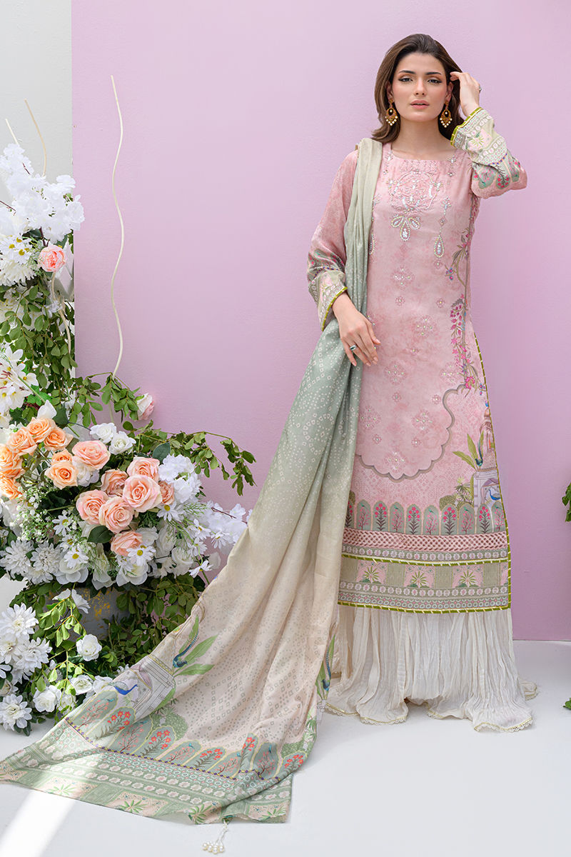 Fatima Khan | Eid Digital Silk Prints | Petaluxe by Fatima Khan - Designer Dress - Type: Ladies Clothes - Available at Sana Yasir - 100% Original