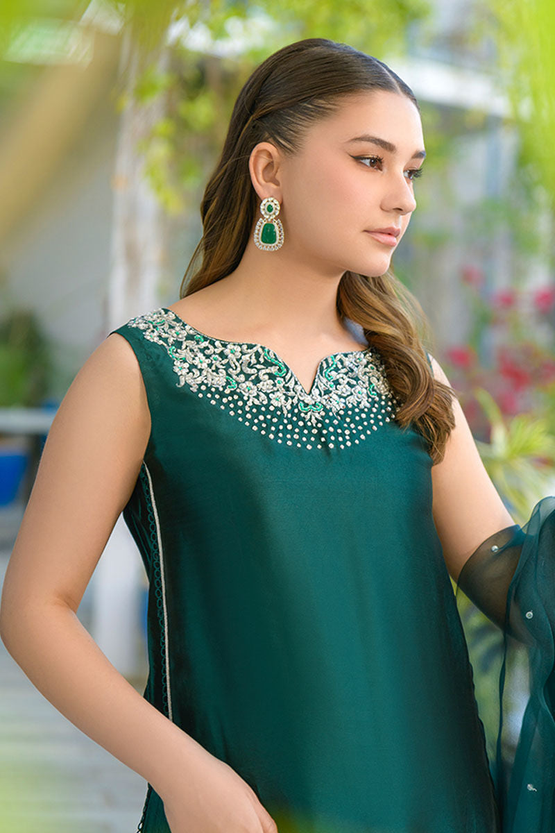 Fatima Khan | La Fleur Eid Edit | Viridity by Fatima Khan - Designer Dress - Type: Ladies Clothes - Available at Sana Yasir - 100% Original