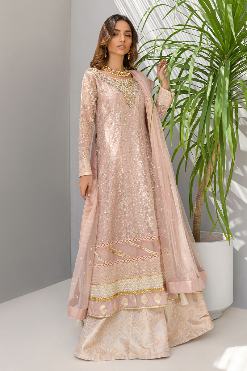 Fatima Khan | Luxury Pret 24 | DAISY PINK by Fatima Khan - Designer Dress - Type: Luxury - Available at Sana Yasir - 100% Original