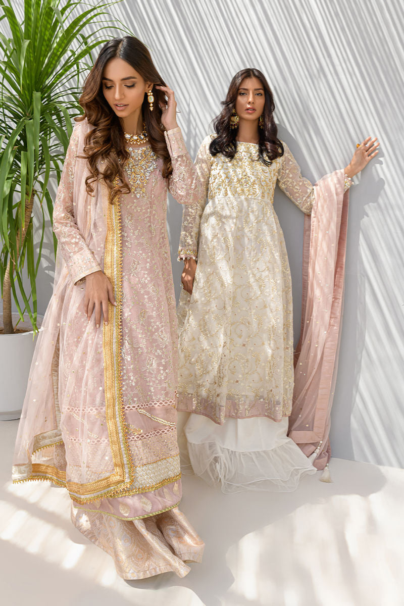 Fatima Khan | Luxury Pret 24 | DAISY PINK by Fatima Khan - Designer Dress - Type: Luxury - Available at Sana Yasir - 100% Original