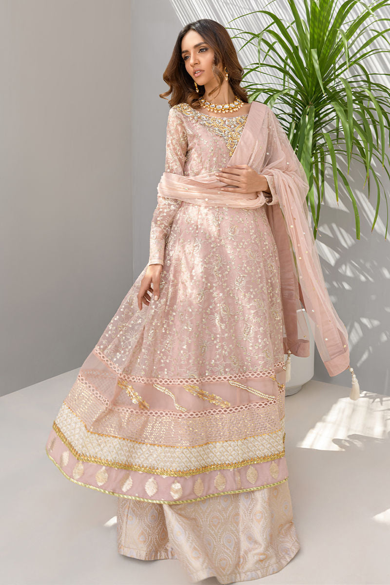 Fatima Khan | Luxury Pret 24 | DAISY PINK by Fatima Khan - Designer Dress - Type: Luxury - Available at Sana Yasir - 100% Original