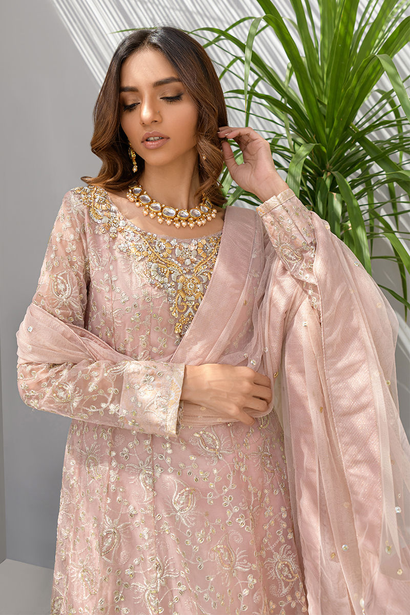 Fatima Khan | Luxury Pret 24 | DAISY PINK by Fatima Khan - Designer Dress - Type: Luxury - Available at Sana Yasir - 100% Original