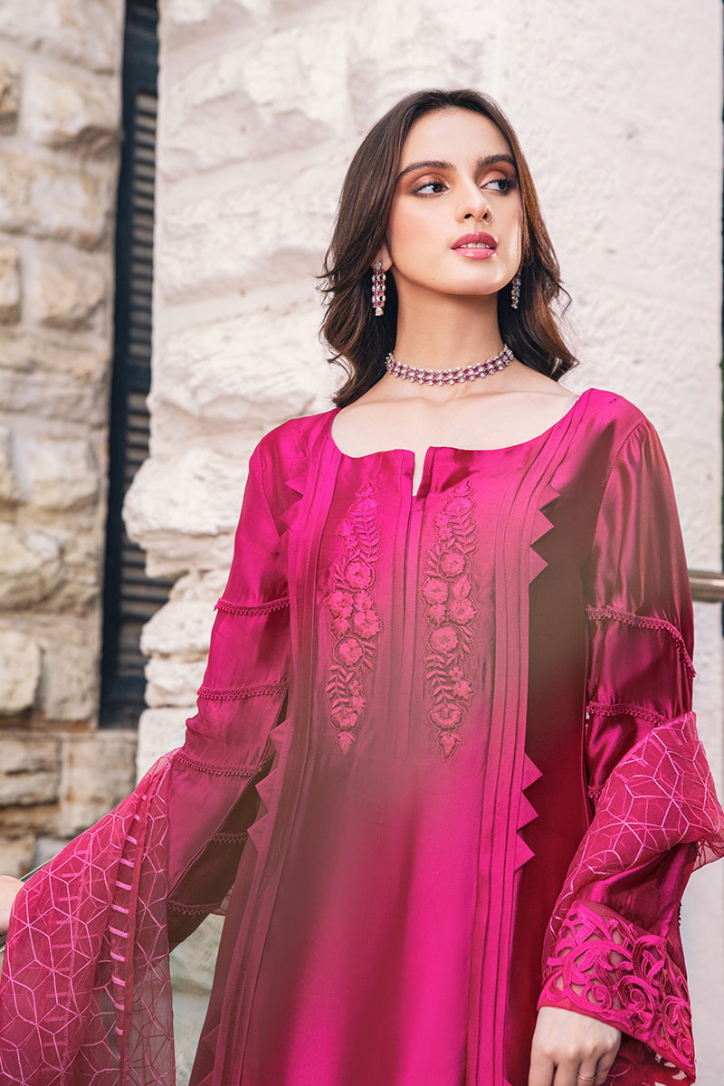 Fatima Khan | Luxury Pret 24 | FUCHSIA RUSH by Fatima Khan - Designer Dress - Type: Luxury - Available at Sana Yasir - 100% Original