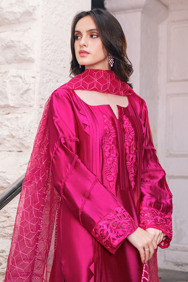 Fatima Khan | Luxury Pret 24 | FUCHSIA RUSH by Fatima Khan - Designer Dress - Type: Luxury - Available at Sana Yasir - 100% Original