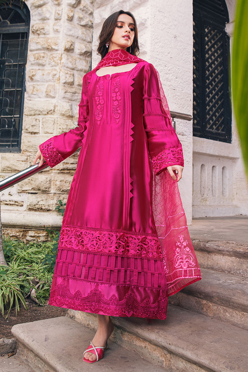 Fatima Khan | Luxury Pret 24 | FUCHSIA RUSH by Fatima Khan - Designer Dress - Type: Luxury - Available at Sana Yasir - 100% Original