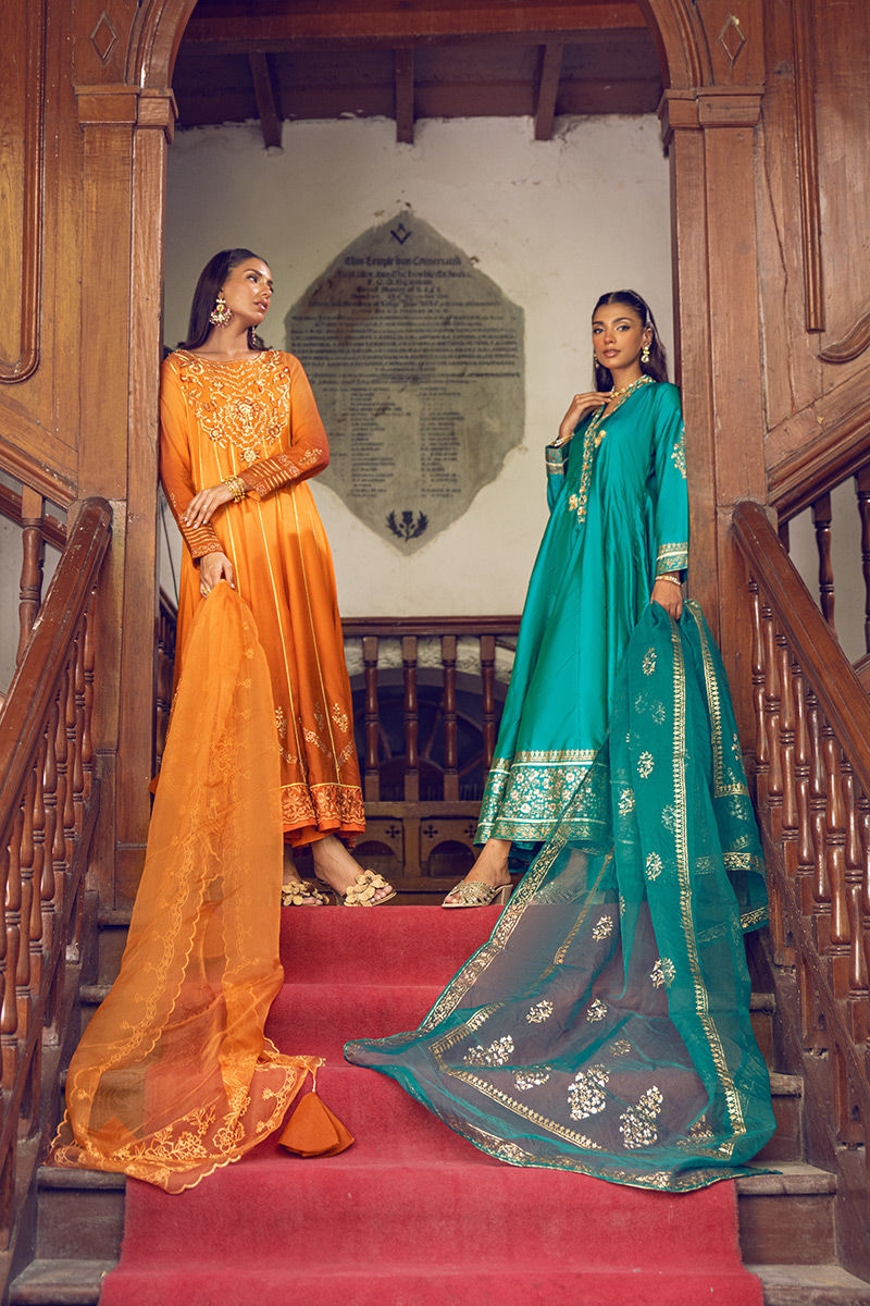 Fatima Khan | Luxury Pret 24 | LAVINIA by Fatima Khan - Designer Dress - Type: Luxury - Available at Sana Yasir - 100% Original