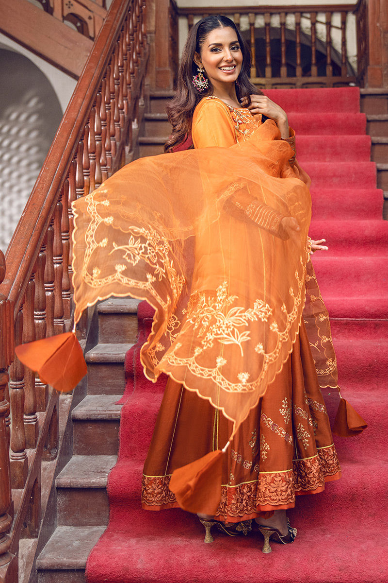 Fatima Khan | Luxury Pret 24 | LAVINIA by Fatima Khan - Designer Dress - Type: Luxury - Available at Sana Yasir - 100% Original