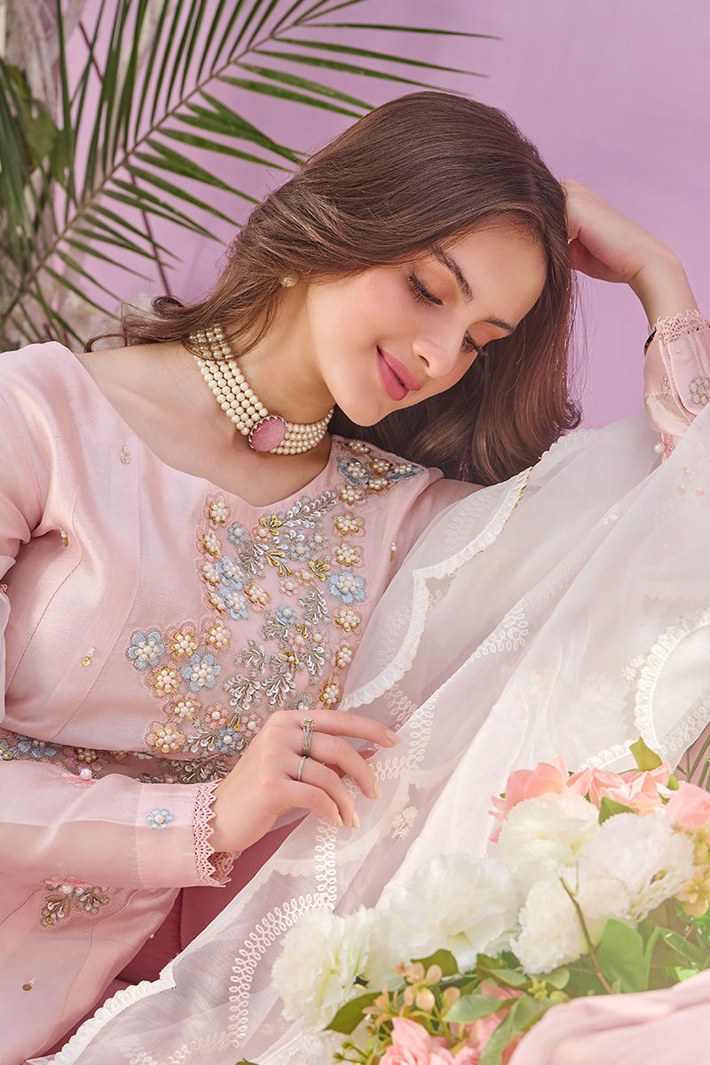 Fatima Khan | Luxury Pret 24 | MINA by Fatima Khan - Designer Dress - Type: Luxury - Available at Sana Yasir - 100% Original