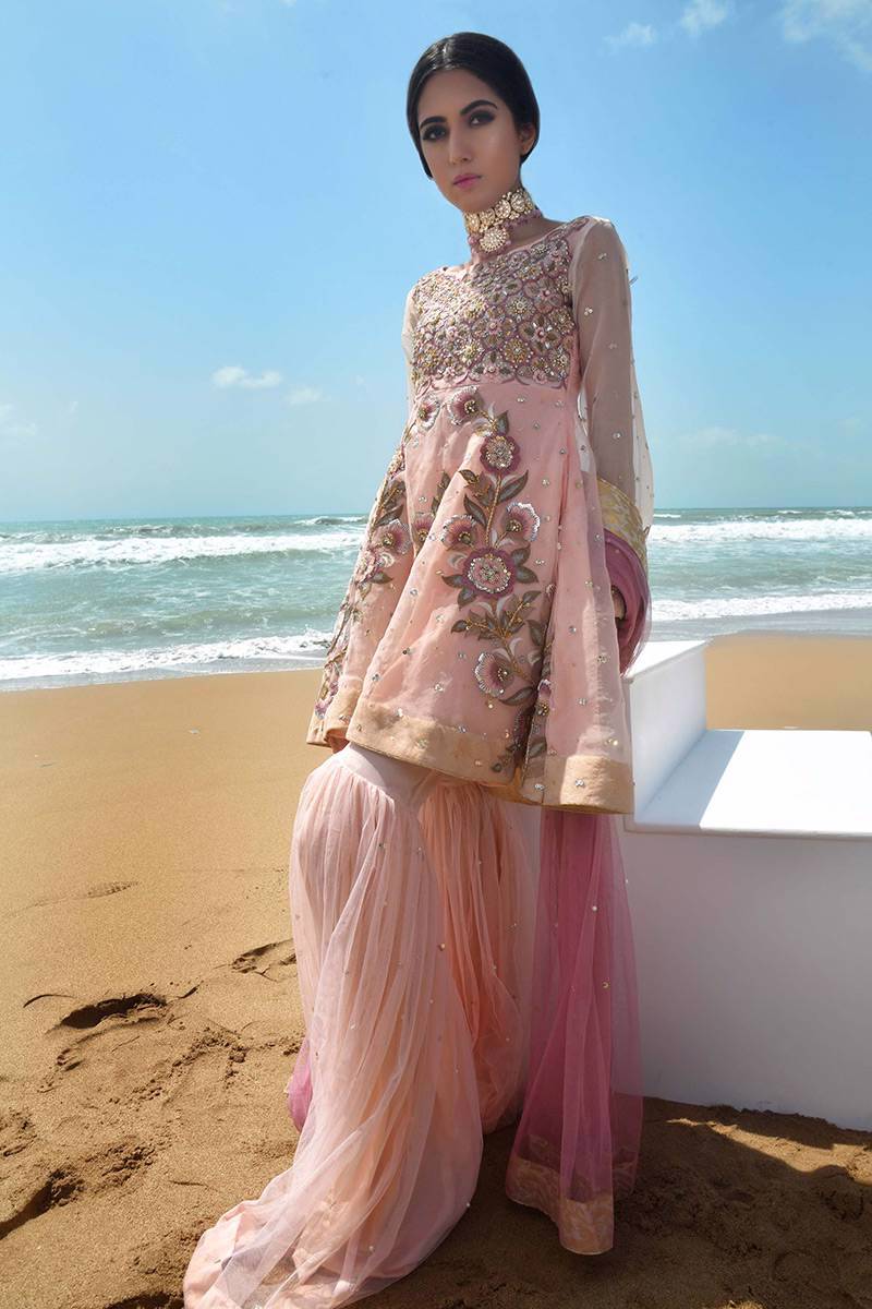 Fatima Khan | Luxury Pret 24 | NOOR by Fatima Khan - Designer Dress - Type: Luxury - Available at Sana Yasir - 100% Original