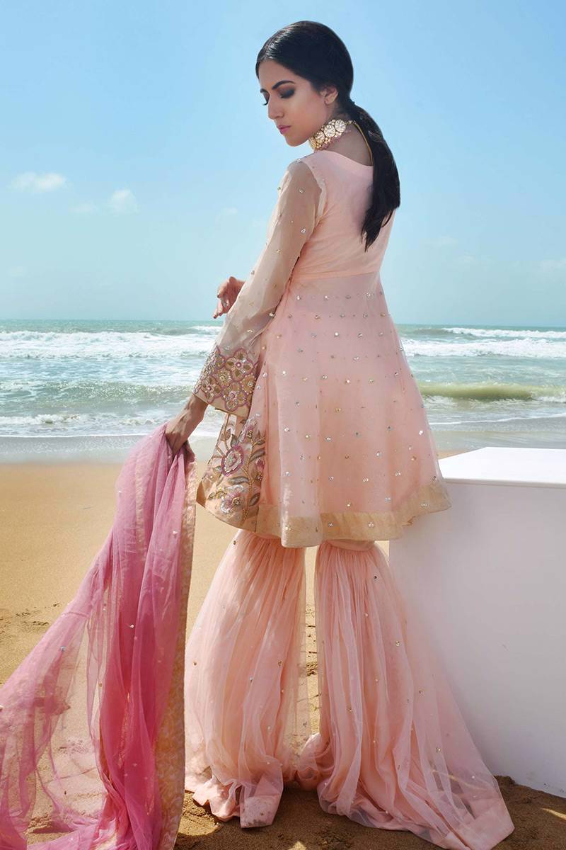 Fatima Khan | Luxury Pret 24 | NOOR by Fatima Khan - Designer Dress - Type: Luxury - Available at Sana Yasir - 100% Original