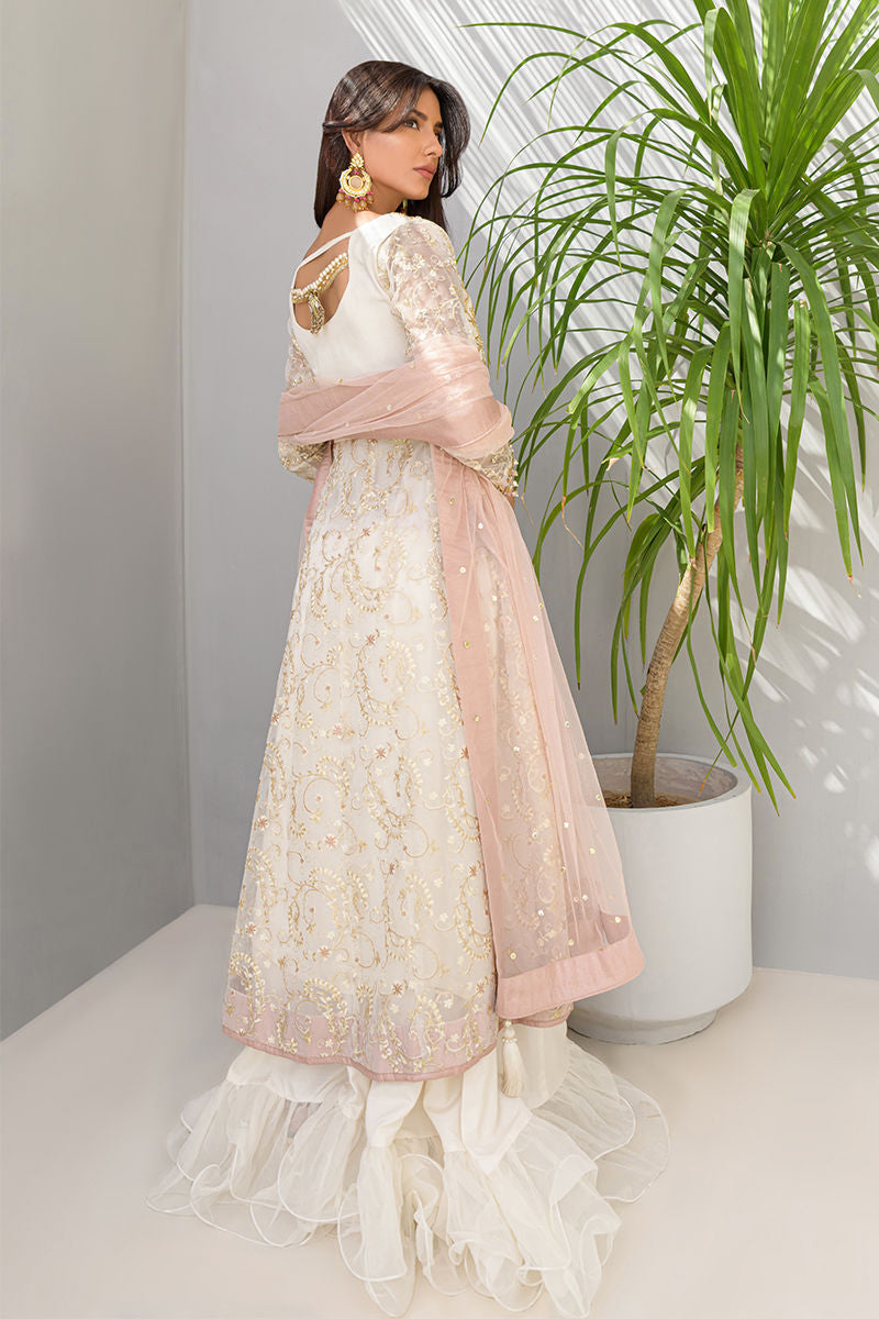 Fatima Khan | Luxury Pret 24 | OFF-WHITE ELEGANCE by Fatima Khan - Designer Dress - Type: Luxury - Available at Sana Yasir - 100% Original