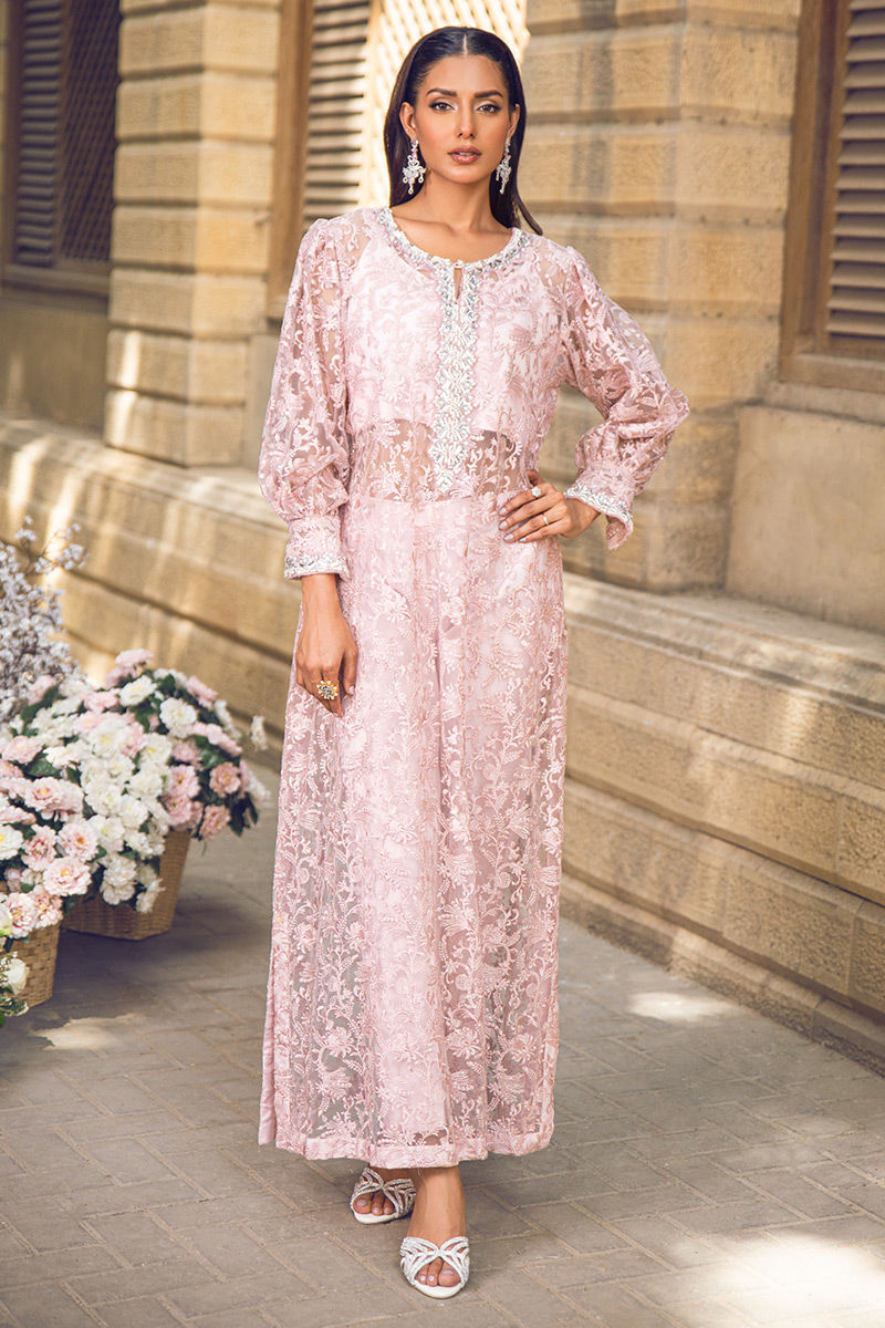 Fatima Khan | Luxury Pret 24 | ROSETTE ELEGANCE by Fatima Khan - Designer Dress - Type: Luxury - Available at Sana Yasir - 100% Original