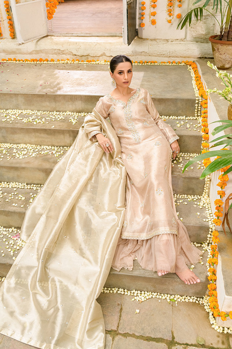 Fatima Khan | Nissa Formals 24 | Mashal by Fatima Khan - Designer Dress - Type: Ladies Clothes - Available at Sana Yasir - 100% Original