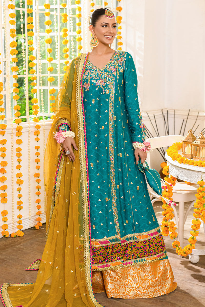 Fatima Khan | Nissa Formals 24 | Mira by Fatima Khan - Designer Dress - Type: Ladies Clothes - Available at Sana Yasir - 100% Original