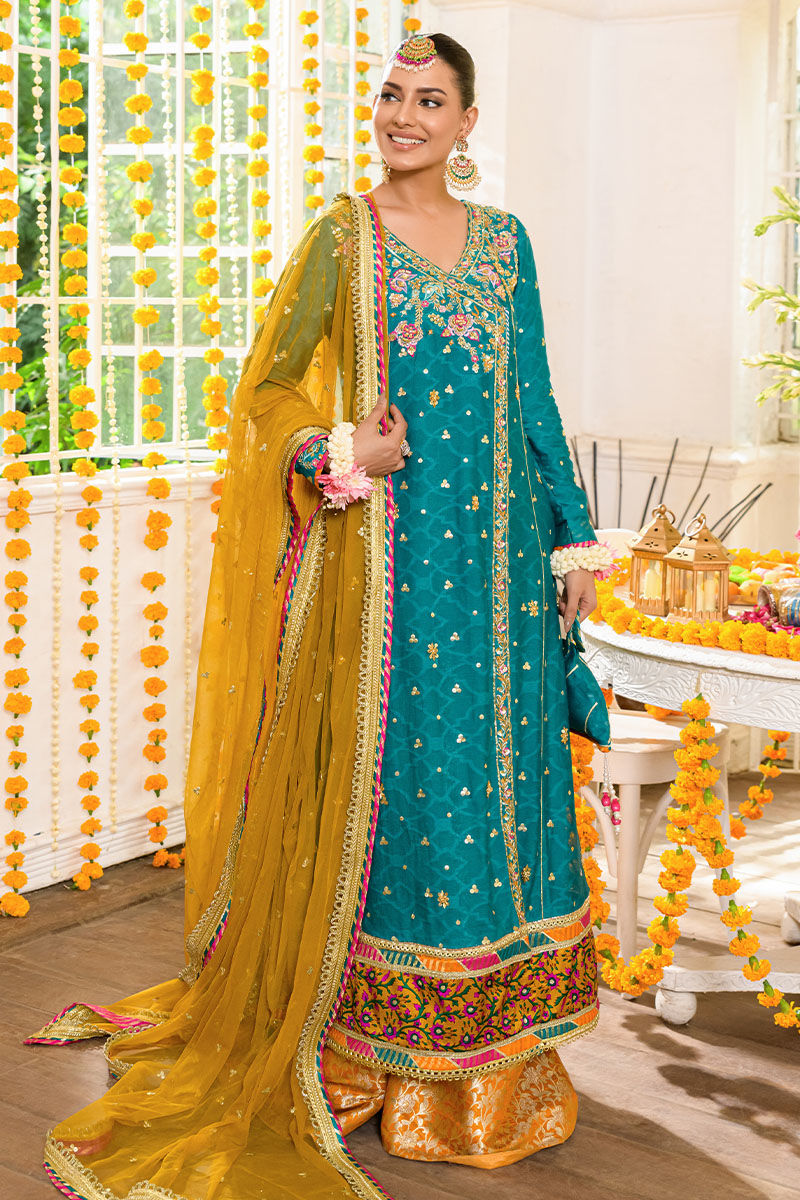 Fatima Khan | Nissa Formals 24 | Mira by Fatima Khan - Designer Dress - Type: Ladies Clothes - Available at Sana Yasir - 100% Original