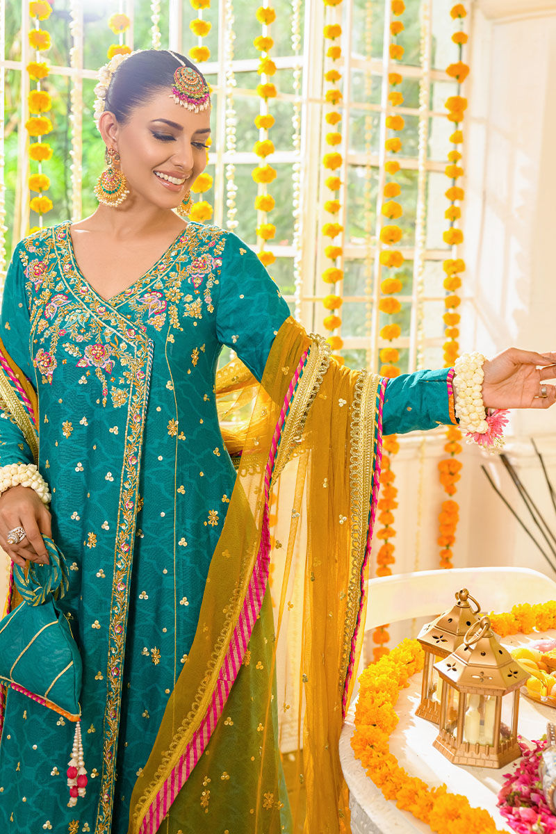 Fatima Khan | Nissa Formals 24 | Mira by Fatima Khan - Designer Dress - Type: Ladies Clothes - Available at Sana Yasir - 100% Original
