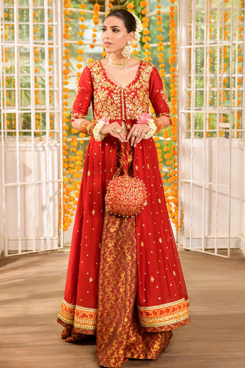 Fatima Khan | Nissa Formals 24 | Saboor by Fatima Khan - Designer Dress - Type: Formal - Available at Sana Yasir - 100% Original