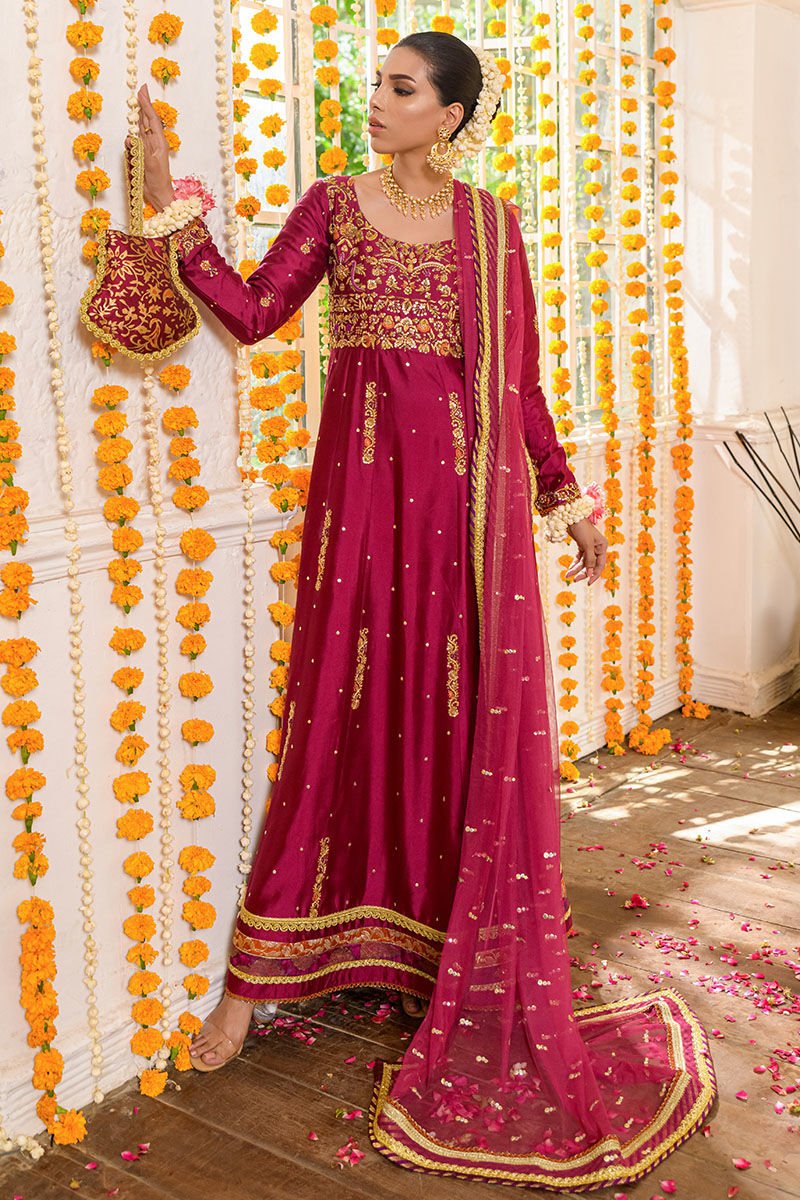 Fatima Khan | Nissa Formals 24 | Talia by Fatima Khan - Designer Dress - Type: Ladies Clothes - Available at Sana Yasir - 100% Original