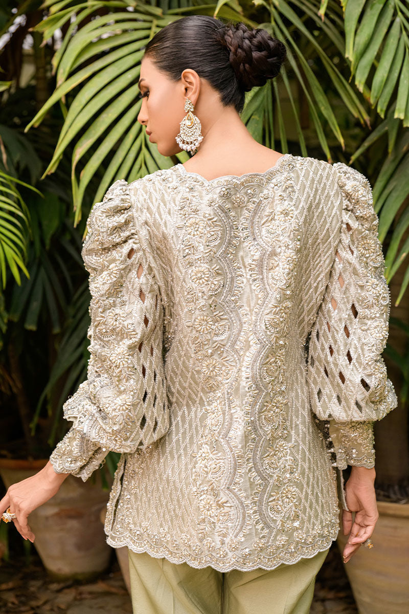 Fatima Khan | Nissa Formals 24 | Zarminay by Fatima Khan - Designer Dress - Type: Ladies Clothes - Available at Sana Yasir - 100% Original