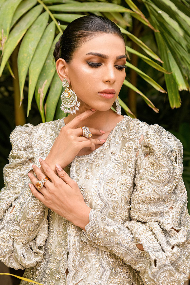Fatima Khan | Nissa Formals 24 | Zarminay by Fatima Khan - Designer Dress - Type: Ladies Clothes - Available at Sana Yasir - 100% Original