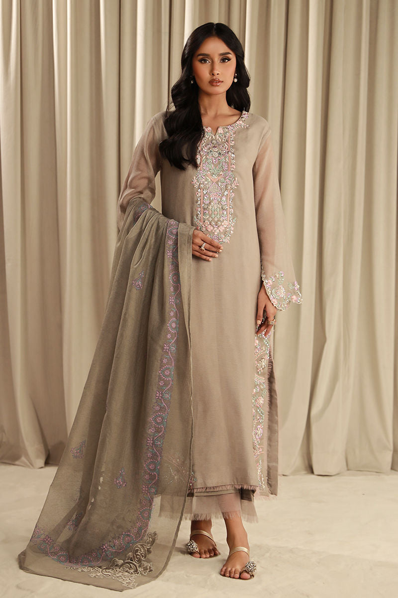Fatima Khan | Sahar Luxe | SOOTHING SILVER by Fatima Khan - Designer Dress - Type: Ladies Clothes - Available at Sana Yasir - 100% Original
