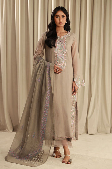 Fatima Khan | Sahar Luxe | SOOTHING SILVER by Fatima Khan - Designer Dress - Type: Ladies Clothes - Available at Sana Yasir - 100% Original