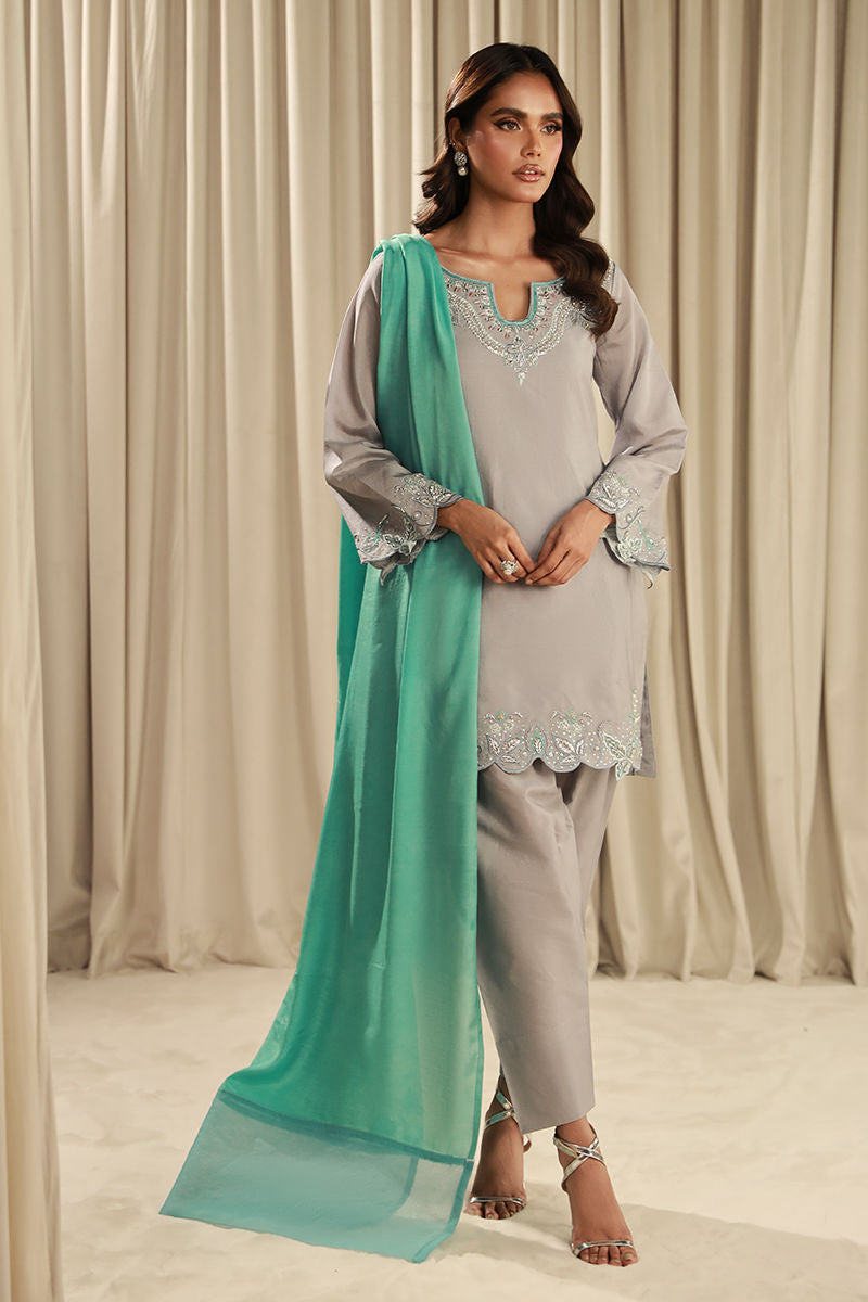 Fatima Khan | Sahar Luxe | TIFFANY MIST by Fatima Khan - Designer Dress - Type: Ladies Clothes - Available at Sana Yasir - 100% Original