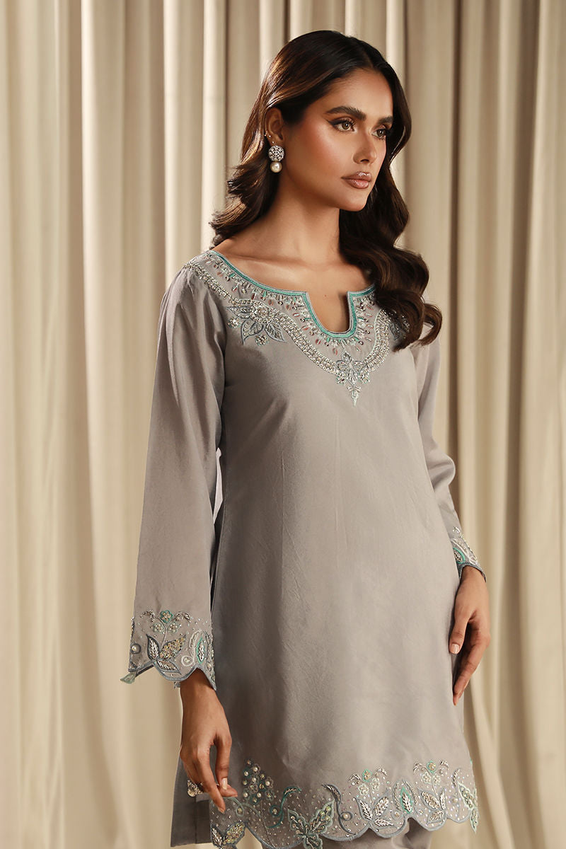 Fatima Khan | Sahar Luxe | TIFFANY MIST by Fatima Khan - Designer Dress - Type: Ladies Clothes - Available at Sana Yasir - 100% Original