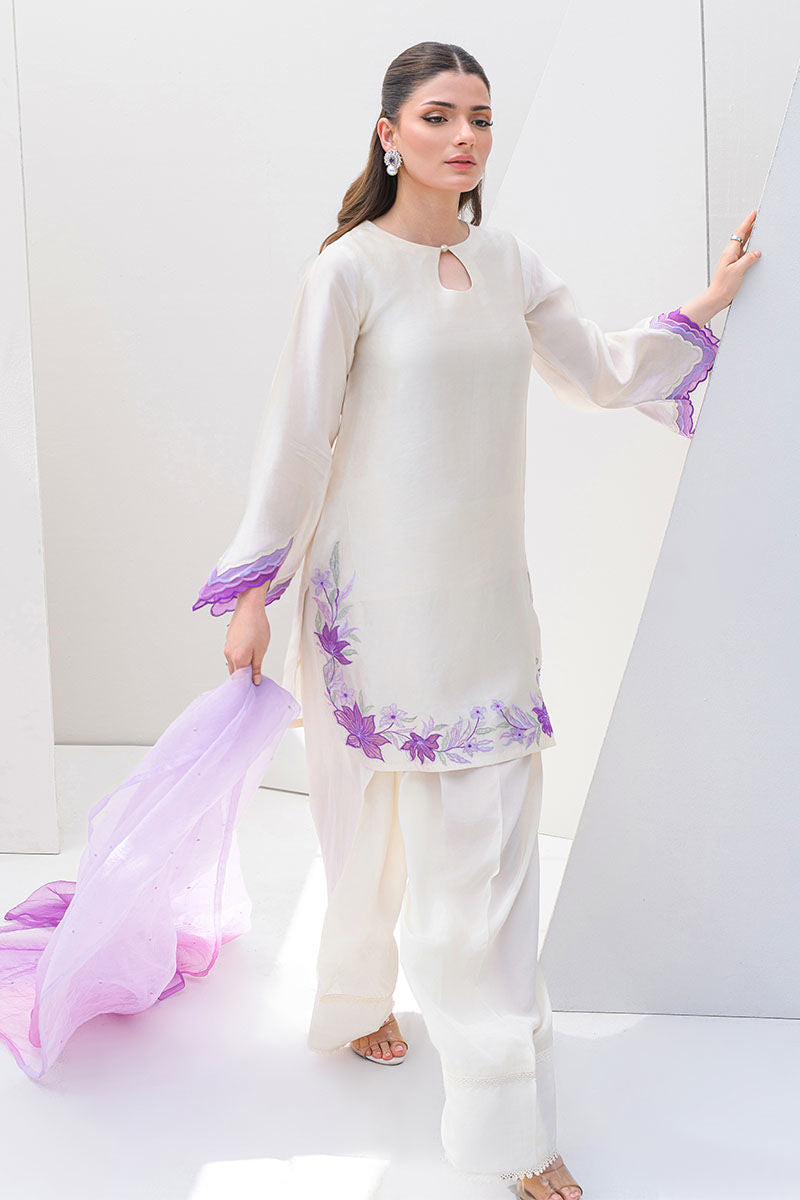 Fatima Khan | Serene Eid Luxe Pret | Majestic Ivory by Fatima Khan - Designer Dress - Type: Ladies Clothes - Available at Sana Yasir - 100% Original