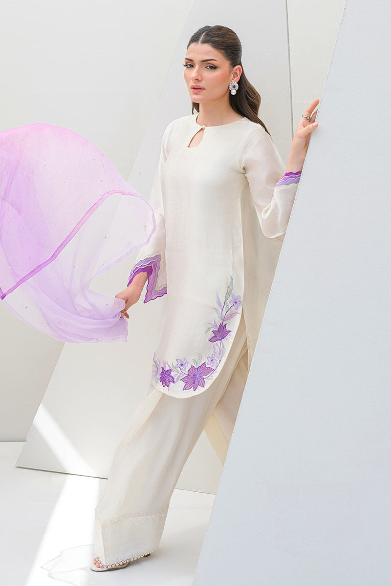 Fatima Khan | Serene Eid Luxe Pret | Majestic Ivory by Fatima Khan - Designer Dress - Type: Ladies Clothes - Available at Sana Yasir - 100% Original