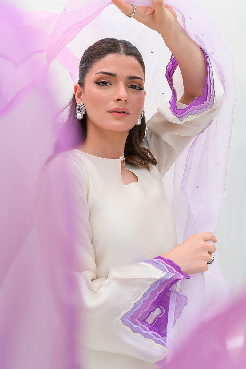 Fatima Khan | Serene Eid Luxe Pret | Majestic Ivory by Fatima Khan - Designer Dress - Type: Ladies Clothes - Available at Sana Yasir - 100% Original