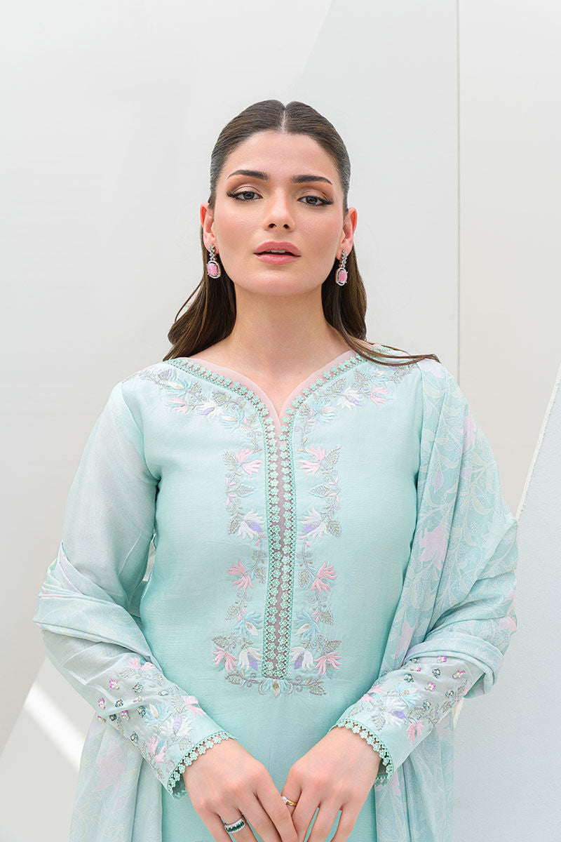 Fatima Khan | Serene Eid Luxe Pret | Minty Magic by Fatima Khan - Designer Dress - Type: Ladies Clothes - Available at Sana Yasir - 100% Original