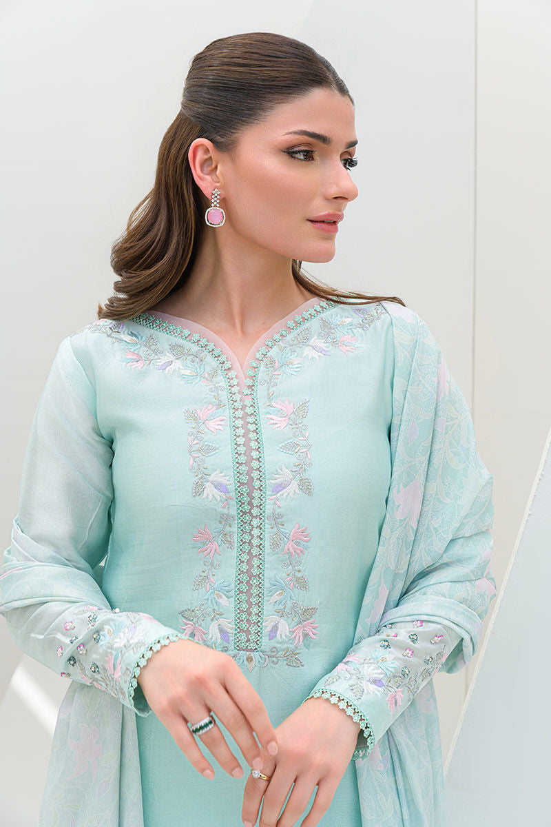 Fatima Khan | Serene Eid Luxe Pret | Minty Magic by Fatima Khan - Designer Dress - Type: Ladies Clothes - Available at Sana Yasir - 100% Original