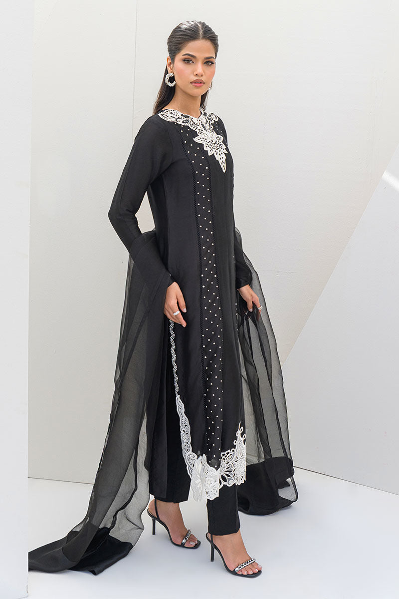 Fatima Khan | Serene Eid Luxe Pret | Obsidian by Fatima Khan - Designer Dress - Type: Ladies Clothes - Available at Sana Yasir - 100% Original
