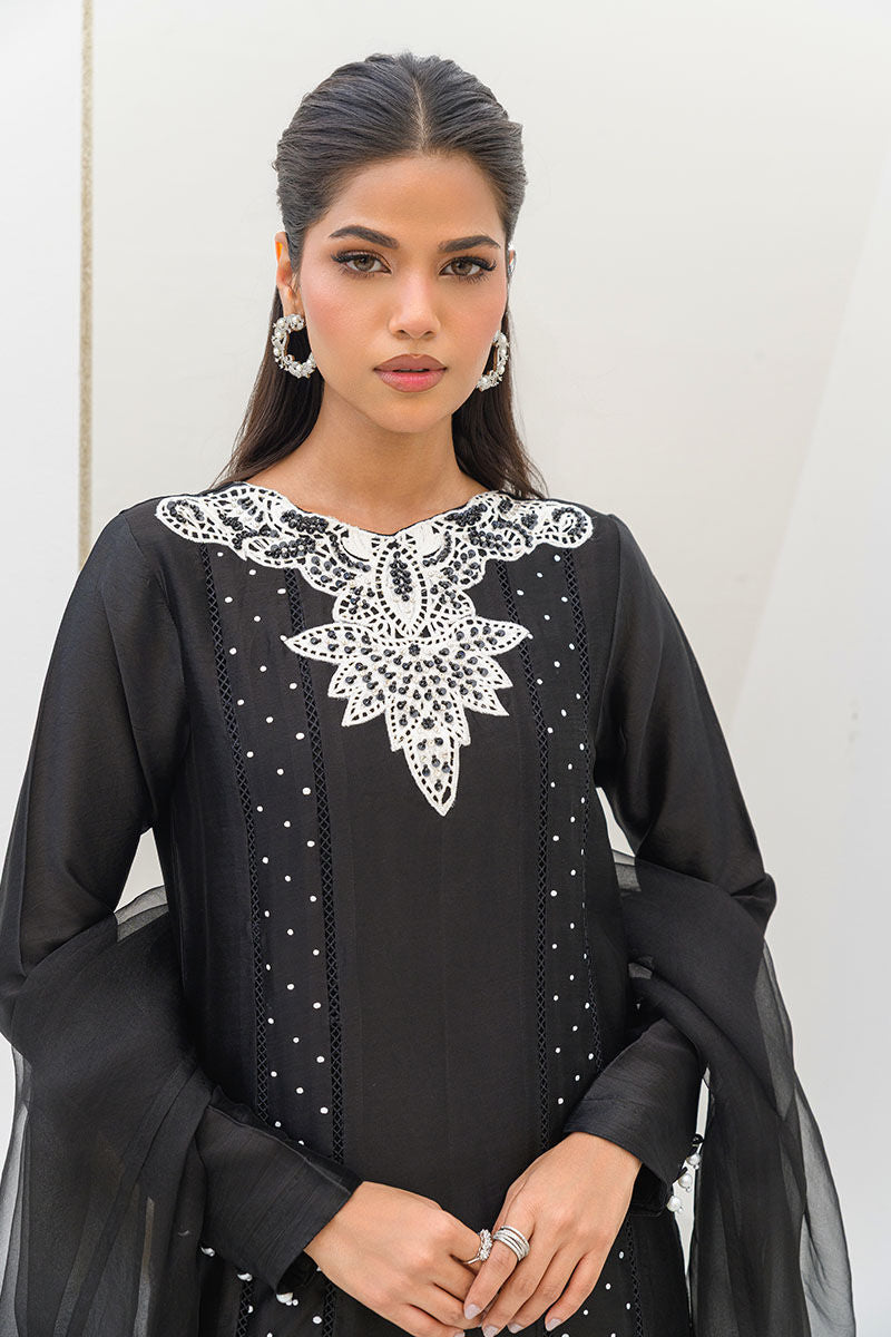 Fatima Khan | Serene Eid Luxe Pret | Obsidian by Fatima Khan - Designer Dress - Type: Ladies Clothes - Available at Sana Yasir - 100% Original