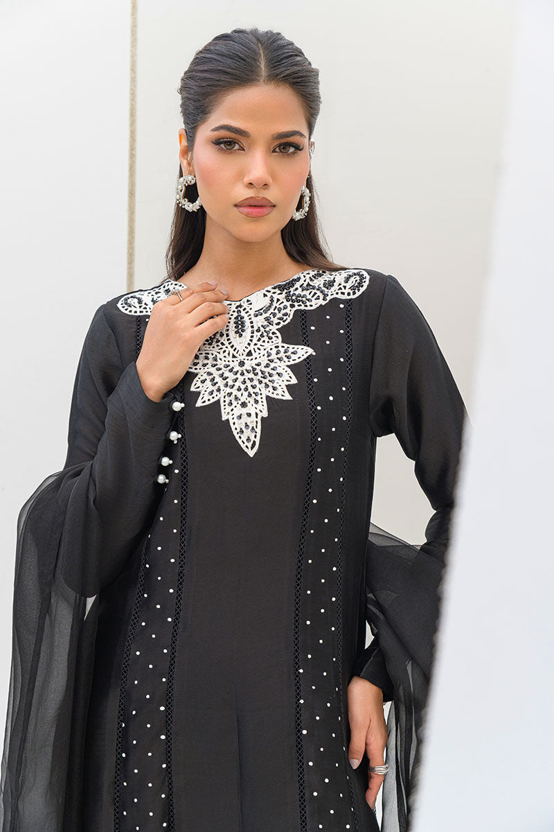 Fatima Khan | Serene Eid Luxe Pret | Obsidian by Fatima Khan - Designer Dress - Type: Ladies Clothes - Available at Sana Yasir - 100% Original