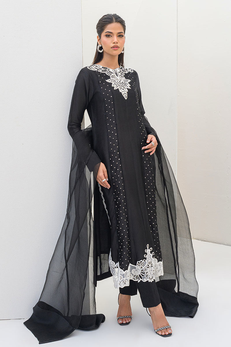Fatima Khan | Serene Eid Luxe Pret | Obsidian by Fatima Khan - Designer Dress - Type: Ladies Clothes - Available at Sana Yasir - 100% Original