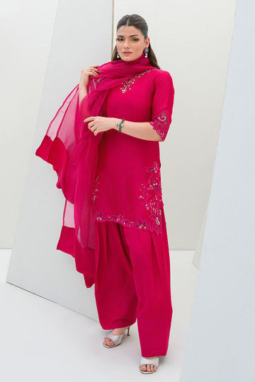 Fatima Khan | Serene Eid Luxe Pret | Pinktastic by Fatima Khan - Designer Dress - Type: Ladies Clothes - Available at Sana Yasir - 100% Original