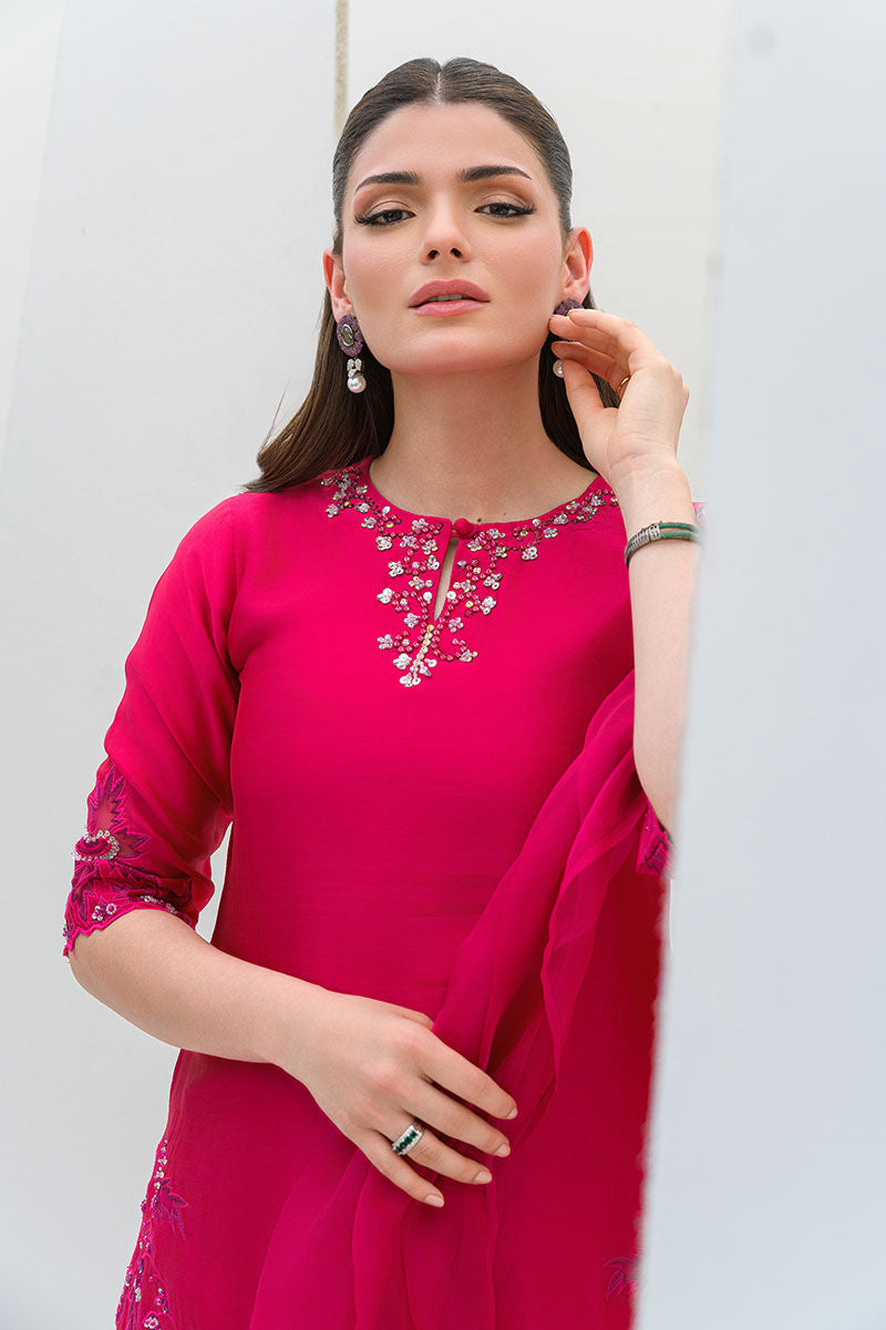 Fatima Khan | Serene Eid Luxe Pret | Pinktastic by Fatima Khan - Designer Dress - Type: Ladies Clothes - Available at Sana Yasir - 100% Original
