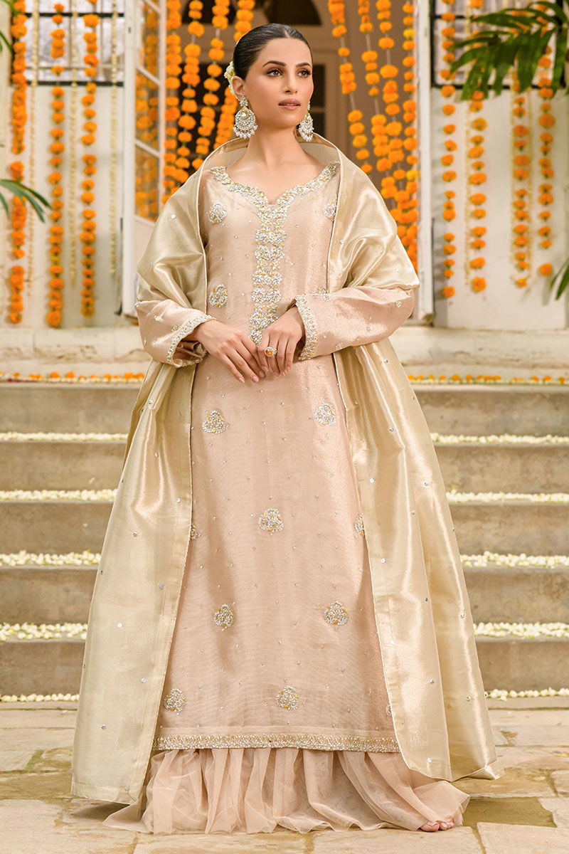 Fatima Khan | Nissa Formals 24 | Mashal by Fatima Khan - Designer Dress - Type: Ladies Clothes - Available at Sana Yasir - 100% Original