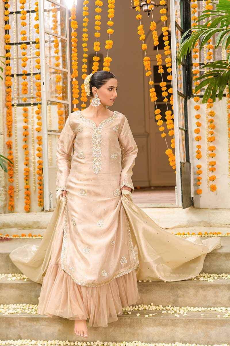 Fatima Khan | Nissa Formals 24 | Mashal by Fatima Khan - Designer Dress - Type: Ladies Clothes - Available at Sana Yasir - 100% Original