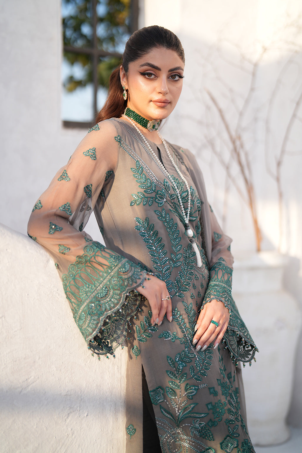 Flossie | Kuch Khas Formals | ELLE by Flossie - Designer Dress - Type: Formal - Available at Sana Yasir - 100% Original