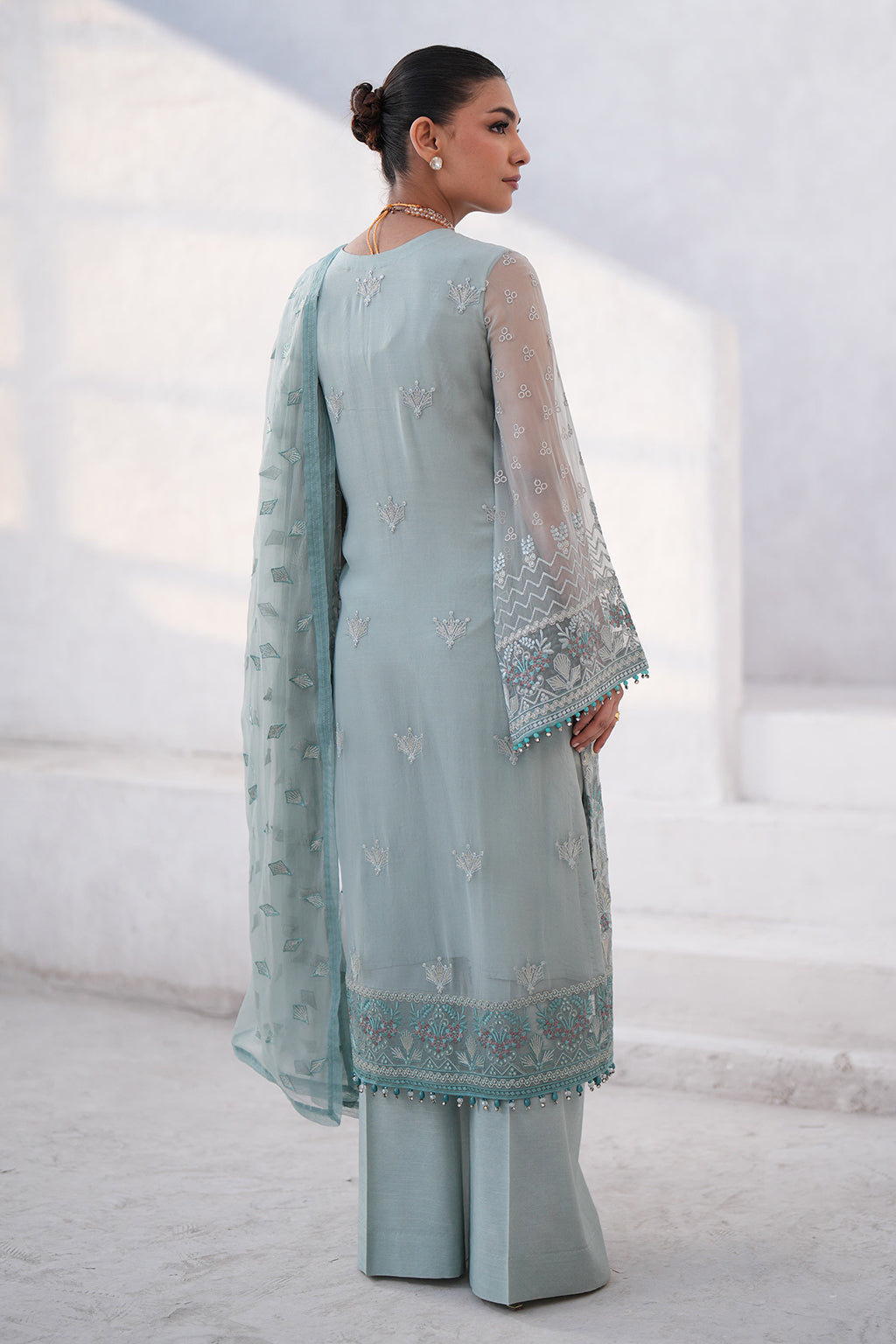 Flossie | Kuch Khas Formals | IZARA (A) by Flossie - Designer Dress - Type: Formal - Available at Sana Yasir - 100% Original